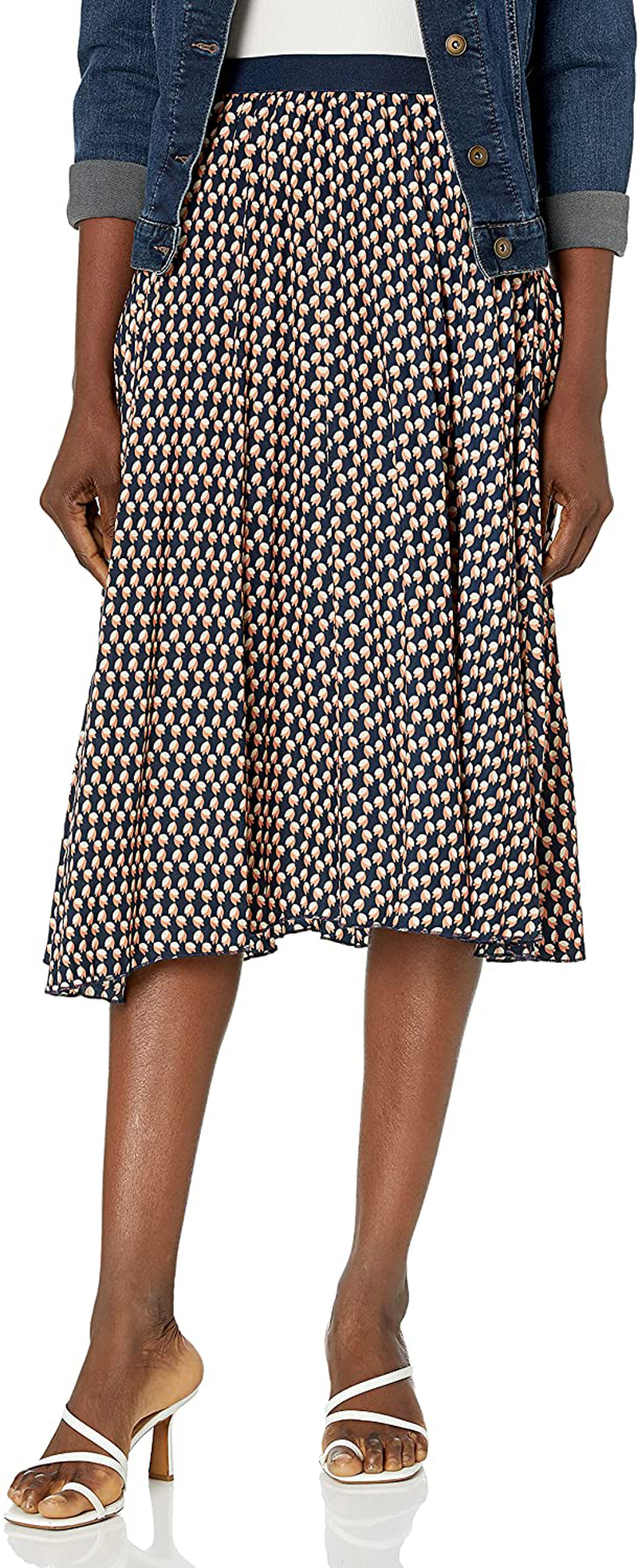 Max Studio Women's Midi Pleated Skirt