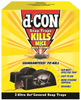 d-CON Reusable Ultra Set Covered Mouse Snap Trap, 2 Traps