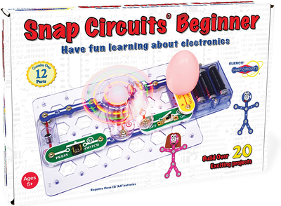 Snap Circuits Beginner, Electronics Exploration Kit, Stem Kit For Ages 5-9 (SCB-20)