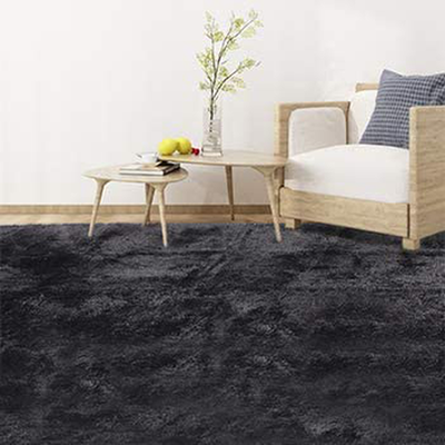 6x9 Black Area Rugs for Living Room Super Soft Floor Fluffy Carpet Natural Comfy Thick Fur Mat Princess Girls Room Rug