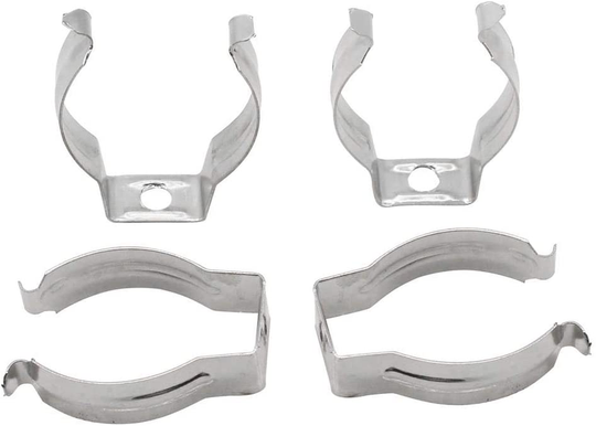 SinLoon T5 T8 LED Light Bulbs 20 Clips Holder Bracket.T8 LED Tube Light - Fluorescent Tube Lamp Mounting Bracket to Hang 10 Tubes - Stainless Steel Lampholder Support 20pcs.(T8 Clips 20PCS)