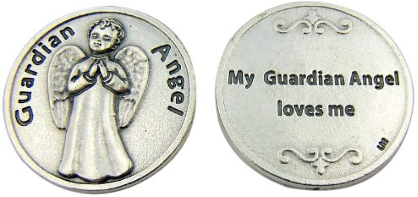 Religious Gift Cherub Baby Angel InchMy Guardian Angel Loves Me Inch Pocket Token