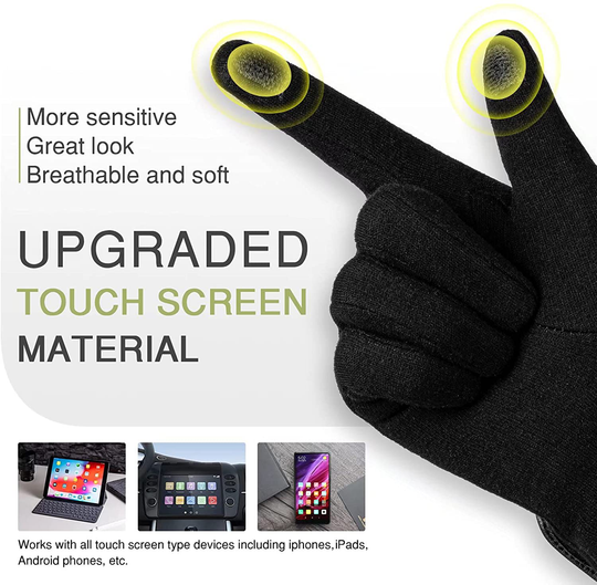 Women's Touchscreen Texting Fleece Lined Windproof Driving Gloves