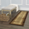 Home Dynamix Royalty Clover Modern Area Rug, Brown Multi, 1'9"x7'2" Runner