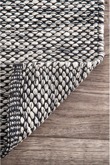 nuLOOM Hand Woven Area Rug, 3' x 5', Grey