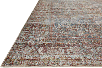 Chris Loves Julia x Loloi Jules JUL-02 Terracotta / Multi Oriental Area Rug 2'-3" x 3'-9"