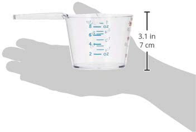 Chef Craft Select Plastic Measuring Cup, 2, Clear