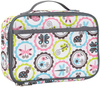 Insulated Lunch Box Bag Picnic Zipper Organizer Lunch Bag Tote for Girls and Boys - Fits Bento Boxes (Shark)