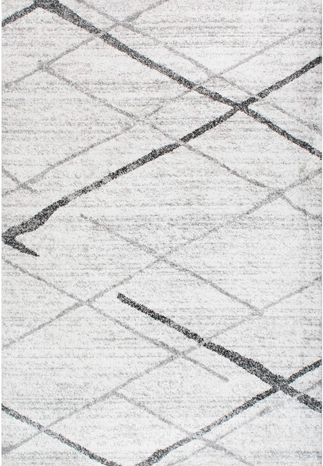 nuLOOM Thigpen Contemporary Area Rug, 3' x 5', Dark Grey