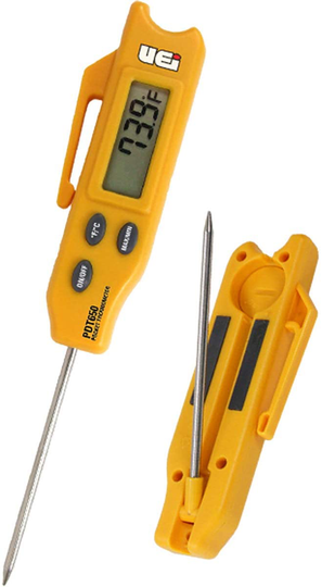 UEi Test Instruments PDT650 Folding Pocket Digital Thermometer,Yellow