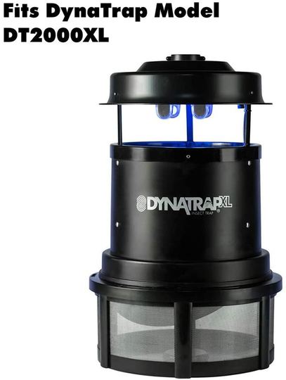 DynaTrap 32050 6-Watt UV Outdoor Insect Trap Models DT2000XL and DT2000XLP Rep Bulb One-Acre, 2 Count, White