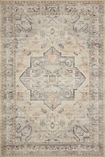 Loloi II Hathaway Collection HTH-01 Navy / Multi, Traditional Accent Rug, 3'-6" x 5'-6"