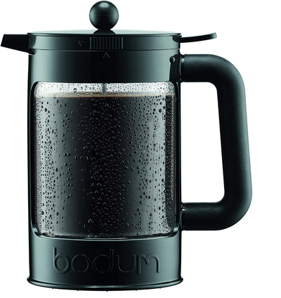 Bodum Bean Cold Brew Coffee Maker Set, 1.5 L/51 oz, White