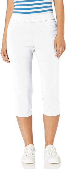 Briggs New York Womens Pull On Capri L Pocket