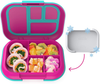 Bentgo Kids Chill Lunch Box - Bento-Style Lunch Solution with 4 Compartments and Removable Ice Pack for Meals and Snacks On-the-Go - Leak-Proof, Dishwasher Safe, BPA-Free (Fuchsia/Teal)