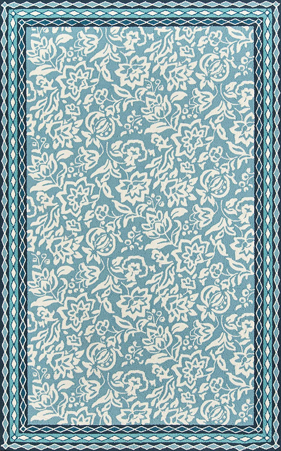 Madcap Cottage Under A Loggia Rokeby Road Area, Indoor Outdoor Rug, Blue, 2' X 3'
