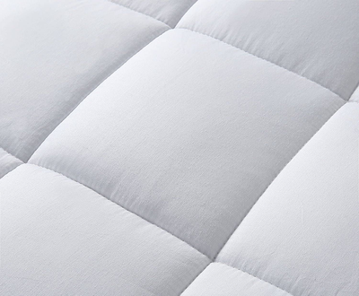 oaskys King Mattress Pad Cover Cooling Mattress Topper Pillow Top Cotton Top with Down Alternative Fill (8-21”Fitted Deep Pocket King Size)