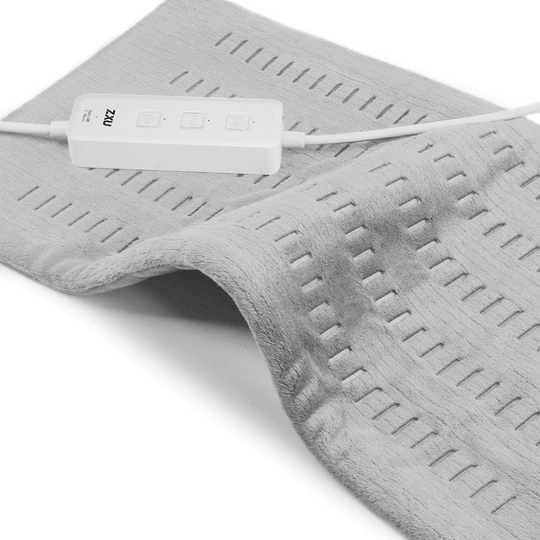 XL King Size 12” x 24” - Heating Pad Ultra-Soft with Moist & Dry Heat Therapy Options & Auto Shut-Off