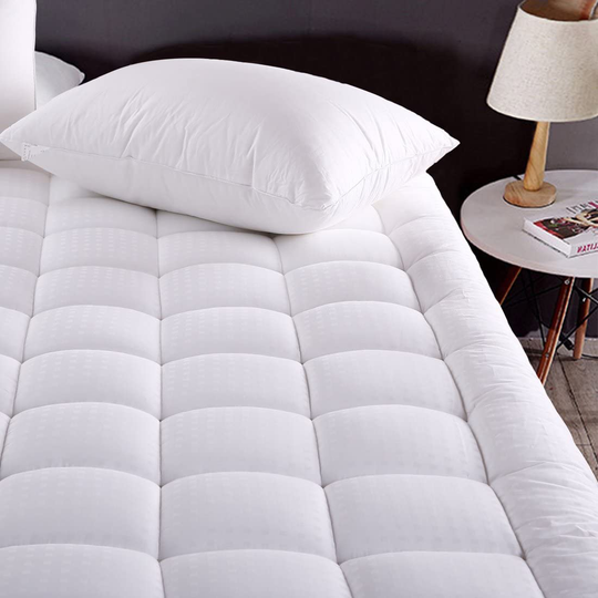 MEROUS Twin Size Mattress Pad - Pillow Top Quilted Mattress Cover,Mattress Protector Cotton 8-21" Deep Pocket Cooling Mattress Topper