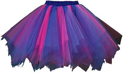 Honeystore Women's Short Vintage Ballet Bubble Puffy Tutu Petticoat Skirt