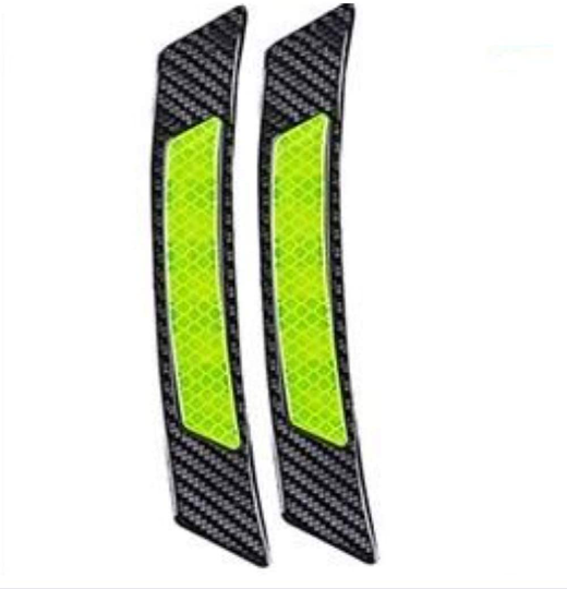 Automotive Inner Reflective Black Carbon Fiber Wheel Well Fender Door Bumper Trim Molding