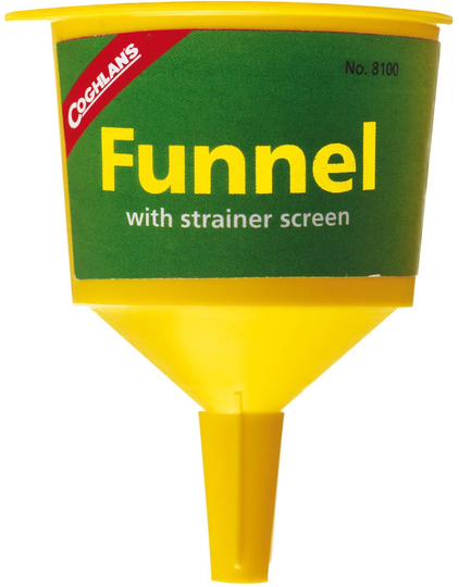 Coghlan's, Funnel, Yellow, 2 1/4"