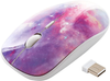 iJoy Wireless Mouse. 2.4G Bluetooth Mouse with USB Receiver for Laptop, Desktop, Chromebook and More. Slim Cordless Mouse with 3 Adjustable Dpi Settings and Up to 32 Feet Wireless Range (Tye Dye)