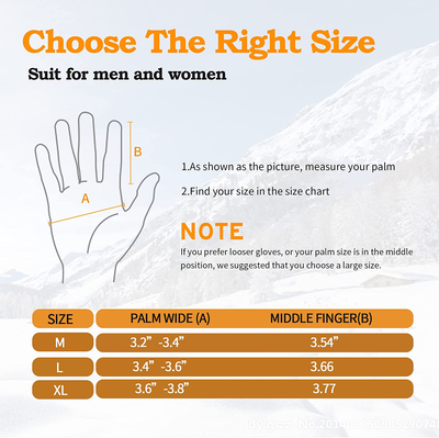 Winter Running Gloves for Men & Women Touchscreen Waterproof Anti-Slip