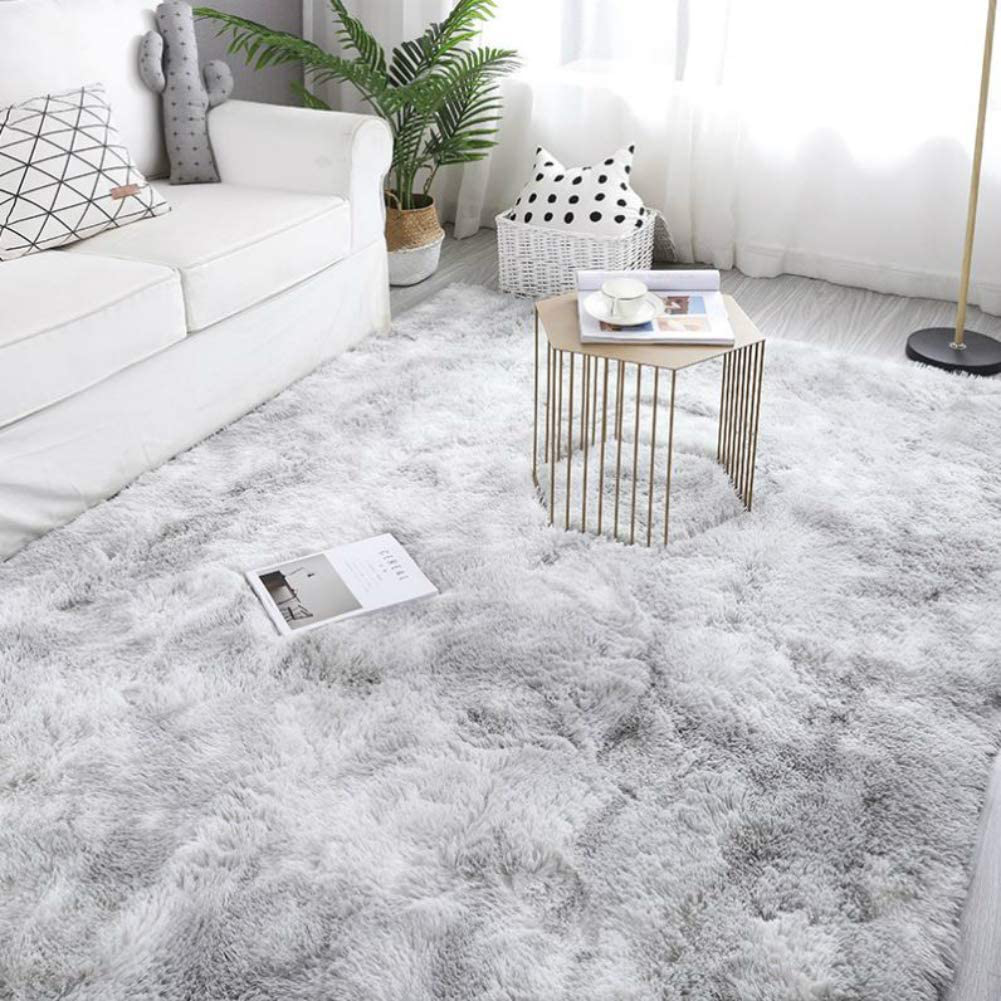 Soft Fluffy Area Rugs for Living Room,Plush Shaggy Nursery Rug Furry Throw Carpets for Kids Bedroom Fuzzy Rugs Indoor Home Decorate Mat…