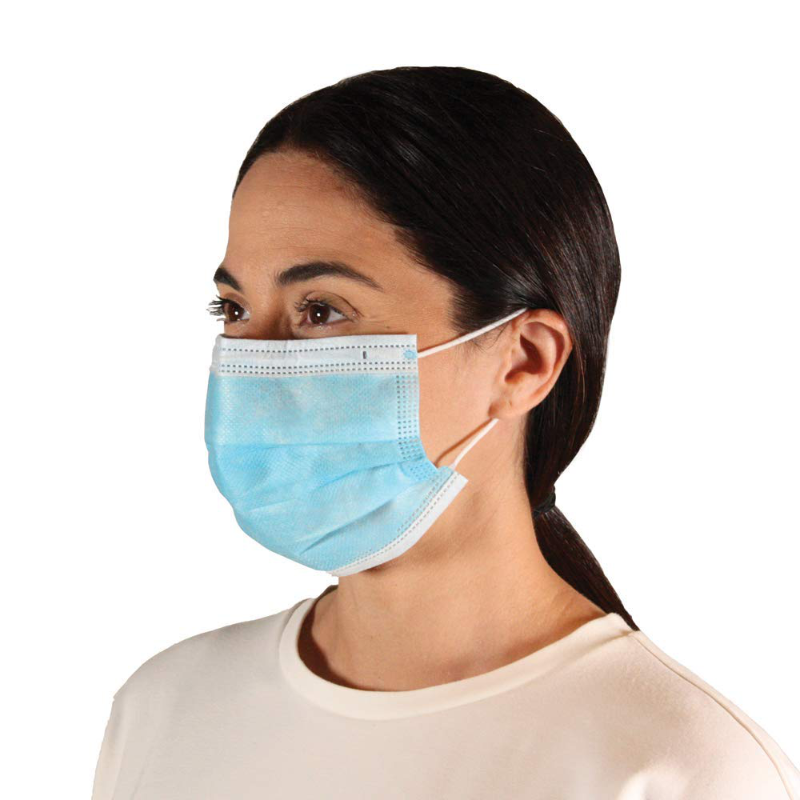 Pack of 50 Triple Layer Face Masks 