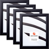 Craig Frames 1WB3BK 17 x 22 Inch Picture Frame, Black, Set of 4