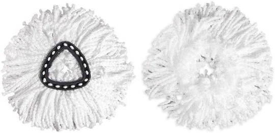Strengthmix Spin Mop Replacement Heads, Microfiber Spin Mop Refills, Easy Cleaning Mop Head Replacement,4 Pack