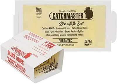 Catchmaster Bulk Pack Mouse and Insect Glue Boards, 75-Pack