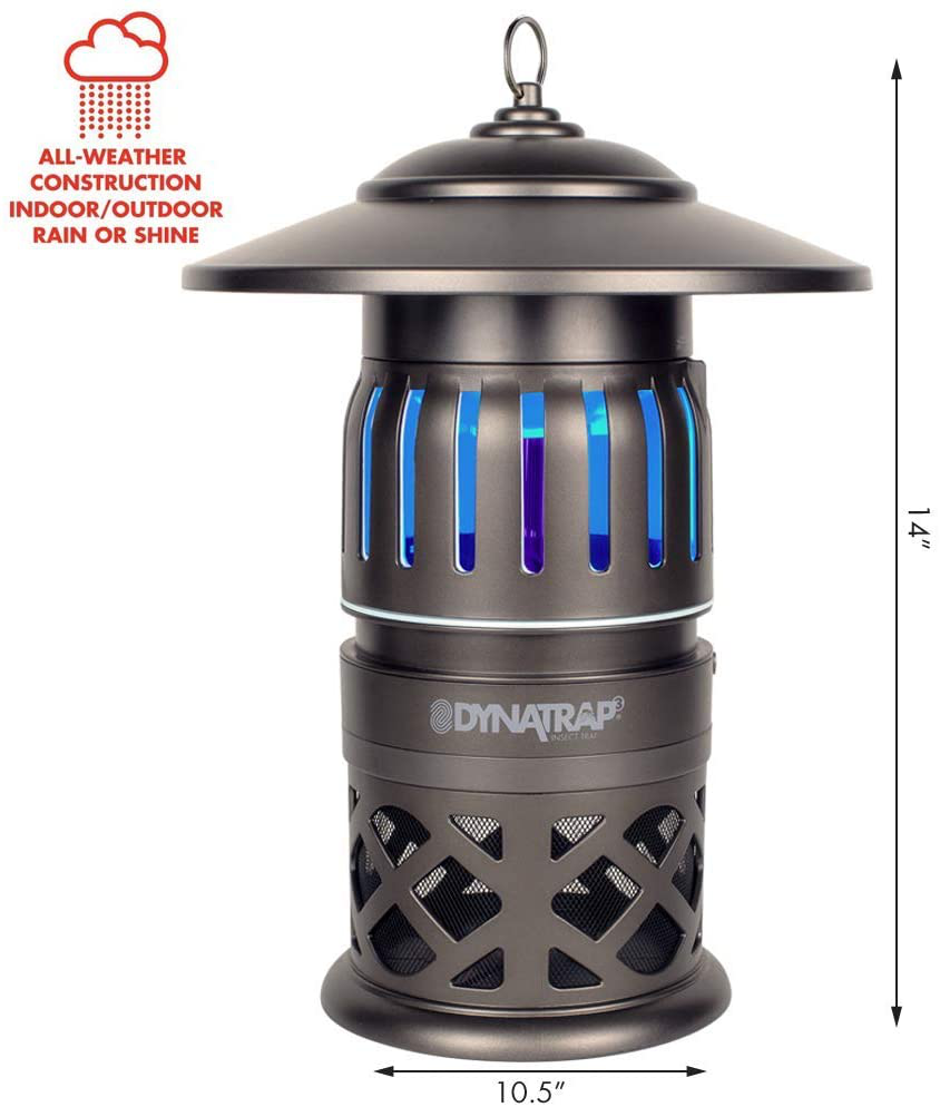 DynaTrap DT1050-TUN Insect and Mosquito Trap Twist On/Off, 1/2 Acre, Tungsten