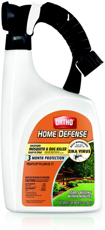 Ortho Home Defense Backyard Mosquito and Bug Killer Ready-To-Spray, 32 oz.