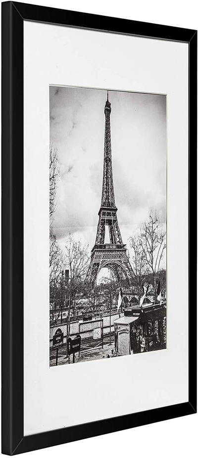 upsimples 11x14 Picture Frame Set of 5,Display Pictures 8x10 with Mat or 11x14 Without Mat,Wall Gallery Photo Frames,Iron Red