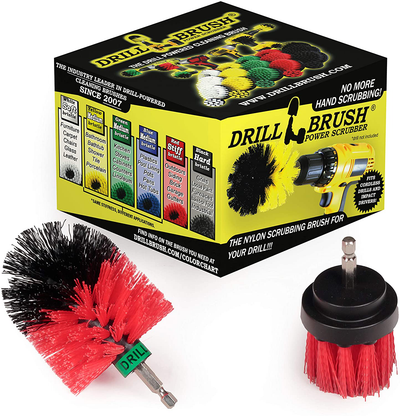 Cleaning Supplies - Pool Accessories - Drill Brush - Small Spin Brush Pool Maintenance Set - Slide - Deck Brush - Pond Liner - Hot Tub - Spa - Pool Brush - Diving Board - Carpet Cleaner