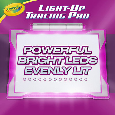 Crayola Light Up Tracing Pad Pink, Gifts for Girls & Boys, Age 6, 7, 8, 9