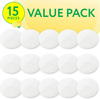 IMPRESA 15 Pack Lemon Scented Replacement Steam Mop Citrus Fragrance Scent Discs for Bissell Powerfresh and Symphony Series, Including 1940, 1806 and 1132 Models