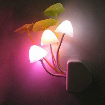 3 Pack LED Mushroom Night Light, Color Changing Nightlight