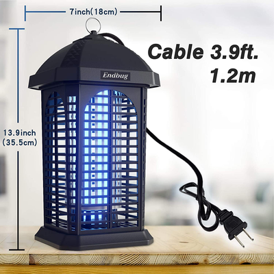 Bug Zapper Electronic Insect Killer Outdoor,Waterproof 4200V 25W Mosquito Killer Fly Traps for Backyard, Patio