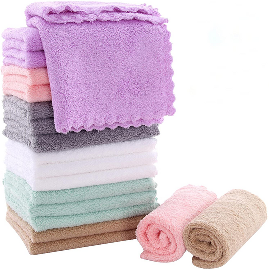 18 Pack Reusable Microfiber Cleaning Cloth Set 