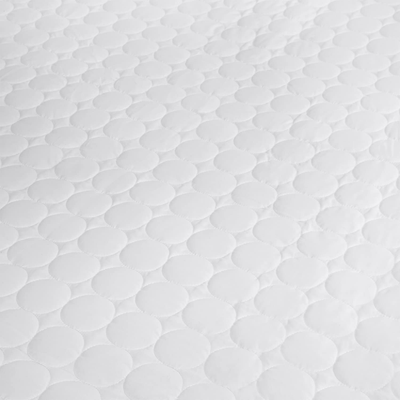 SUPERIOR Quilted Microfiber Mattress Pad Protector Cover, Hypoallergenic, Soft Quilted Fabric, Fully Elasticized Deep Pocket Skirt Accommodates 16-inch Mattress, White, Twin Size