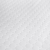 SUPERIOR Quilted Microfiber Mattress Pad Protector Cover, Hypoallergenic, Soft Quilted Fabric, Fully Elasticized Deep Pocket Skirt Accommodates 16-inch Mattress, White, Twin Size