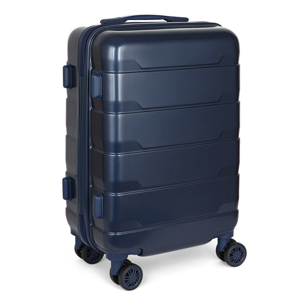 3 Piece Lightweight Hardshell Luggage Set with Spinner Wheels & TSA Locks 20" 24" 28"