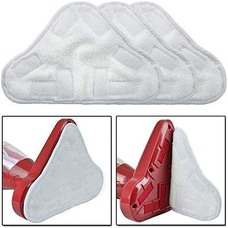 eoocvt 3pcs Microfibre Steam Mops Cleaning Pads Replacement Steam Mop Compatible for H2O X5 H20 Washable