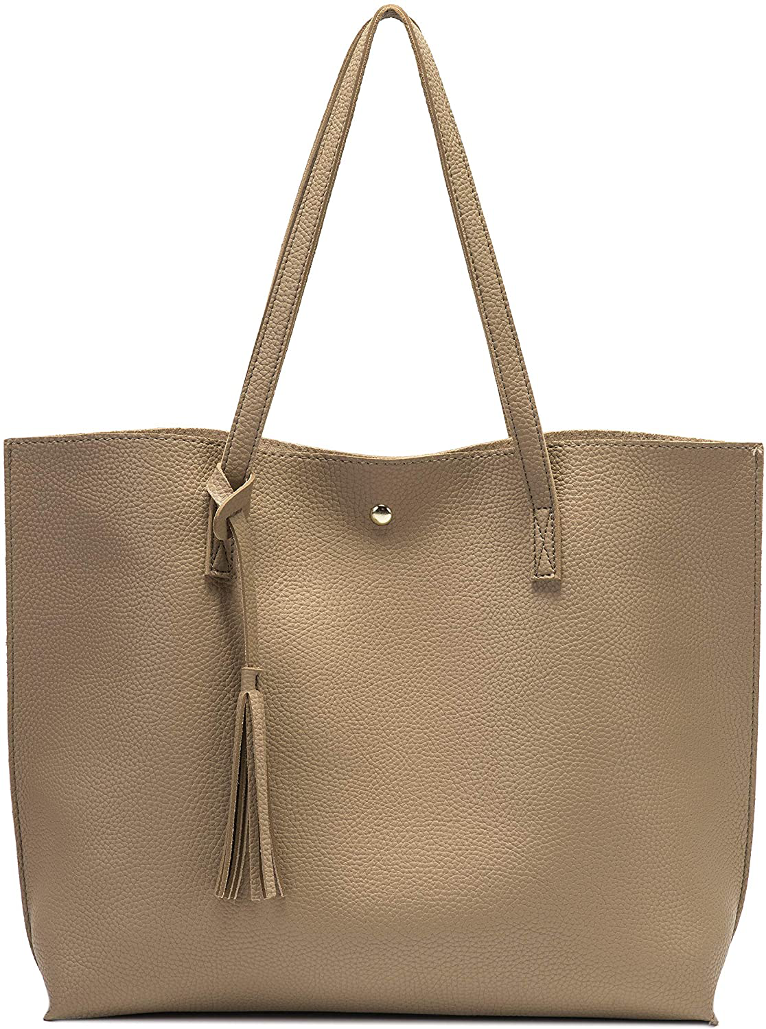 Women's Tote Bags Top Handle Satchel Handbags Faux Leather Tassel Shoulder Purse