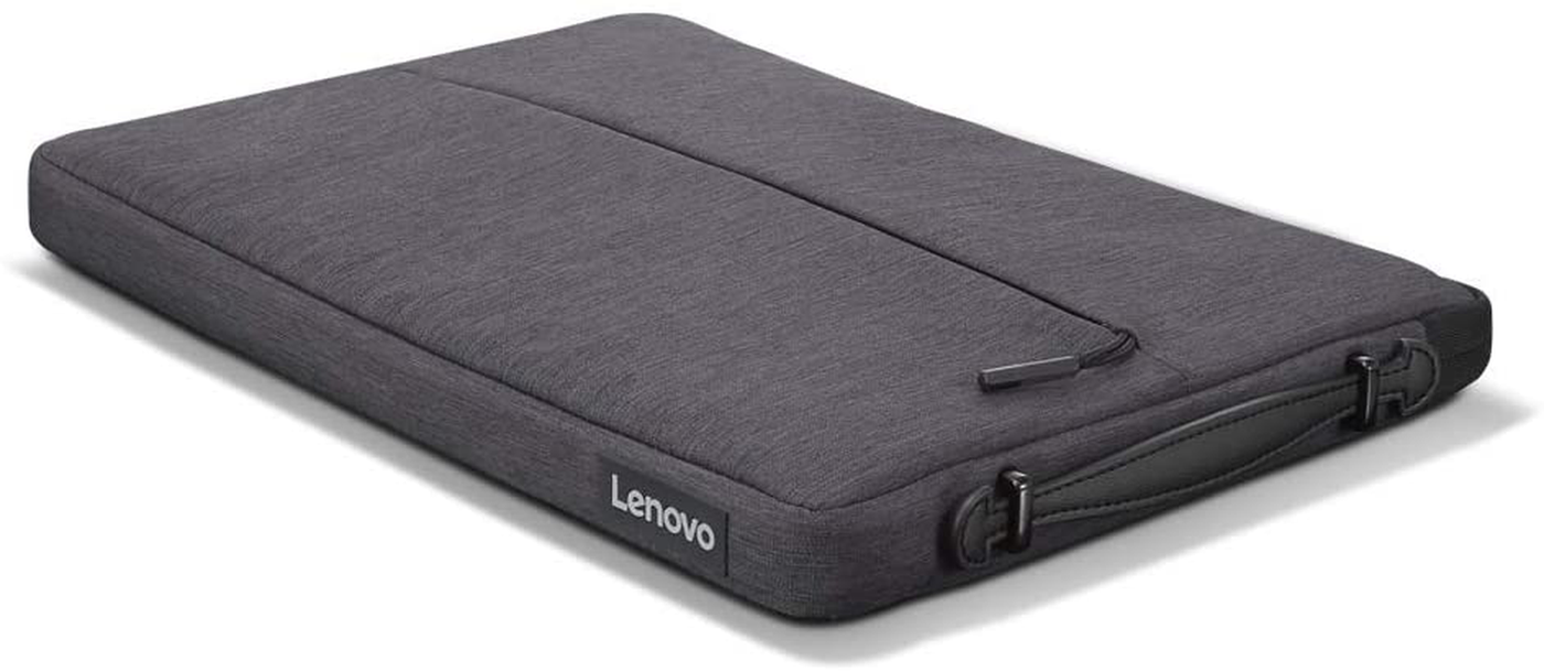 Lenovo Urban Laptop Sleeve for 15.6" Notebook, Water Resistant, Soft Padded Compartments, Accessory Storage, Reinforced Rubber Corners, Extendable Handle, GX40Z50942, Charcoal Grey