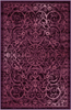 Maples Rugs Pelham Vintage Area Rugs for Living Room & Bedroom [Made in USA], 3'4 x 5, Wineberry