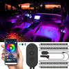 SUNPIE LED Wheel Light Strip Car LED Lights for for SUV Pickup Jeep Off-Road Vehicle, Bluetooth APP and Remote Control